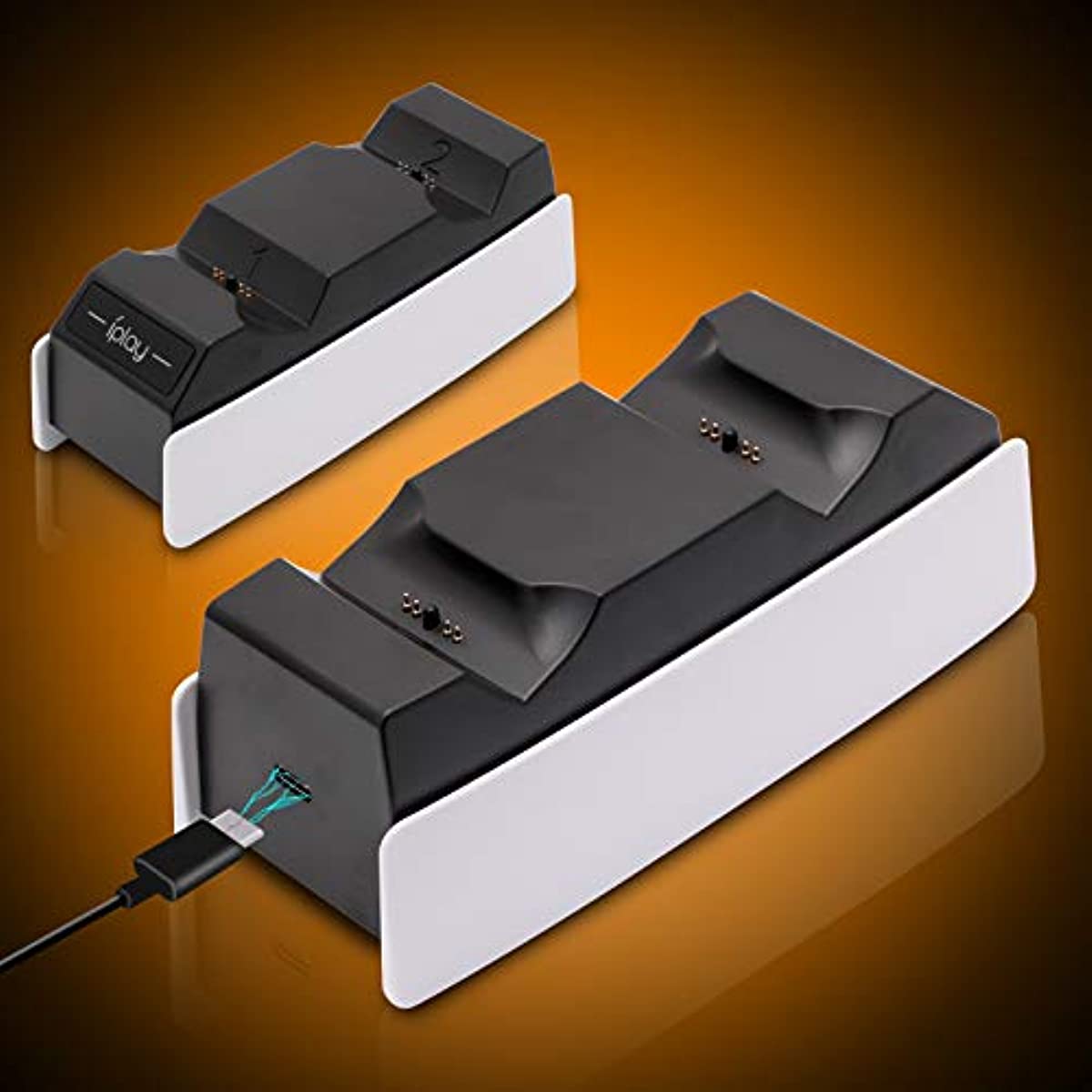 PS5 Controller Charger, Fast Charging Station for Playstation 5 Dual Sense Controllers