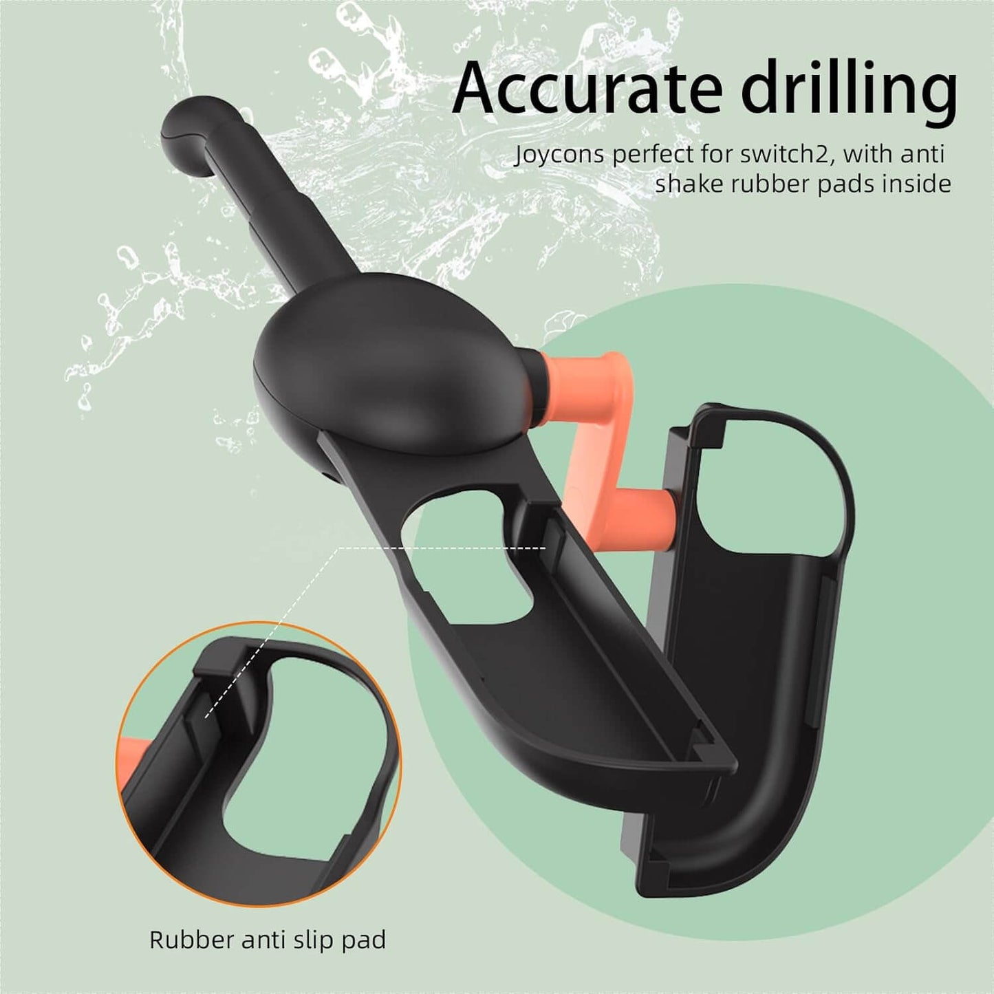 HEATFUN Switch 2 Fishing Rod - Realistic Fishing Game Accessory for Switch 2/Switch/Switch OLED Joycon, Compatible with Bass Pro Shops: The Strike & All Fishing/Hunting Games - 1 Pack