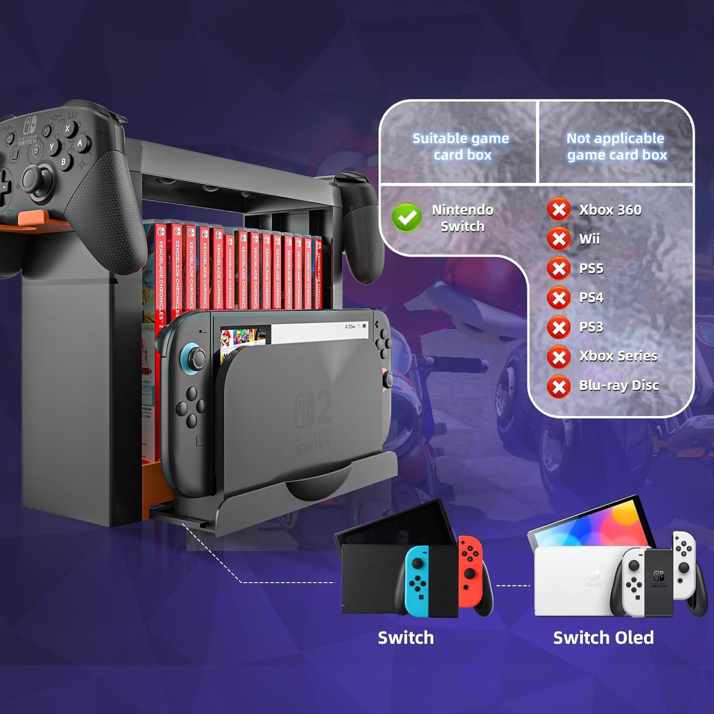 nintendo switch 2 storage tower