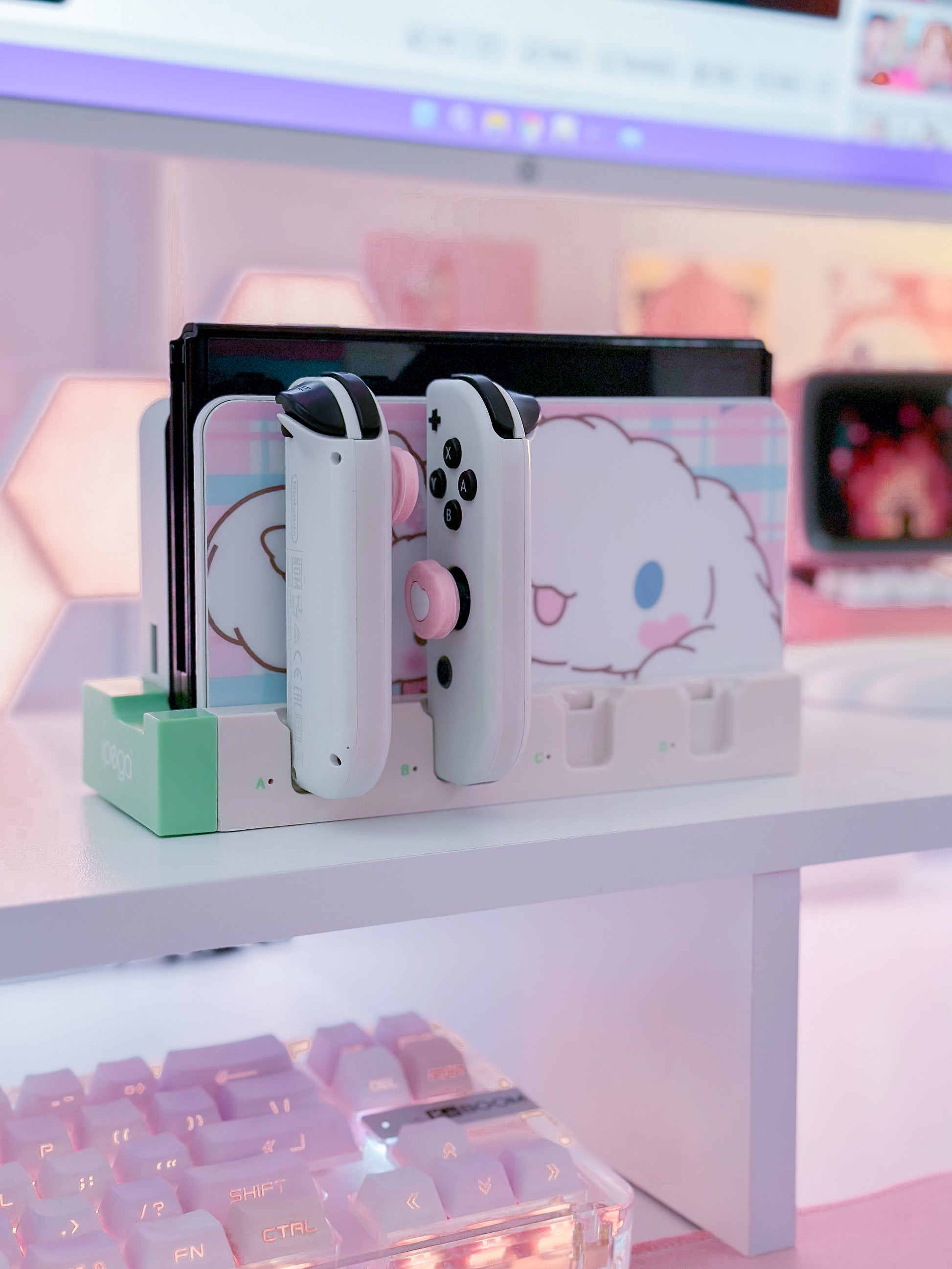 nintendo switch joy con charger animal crossing