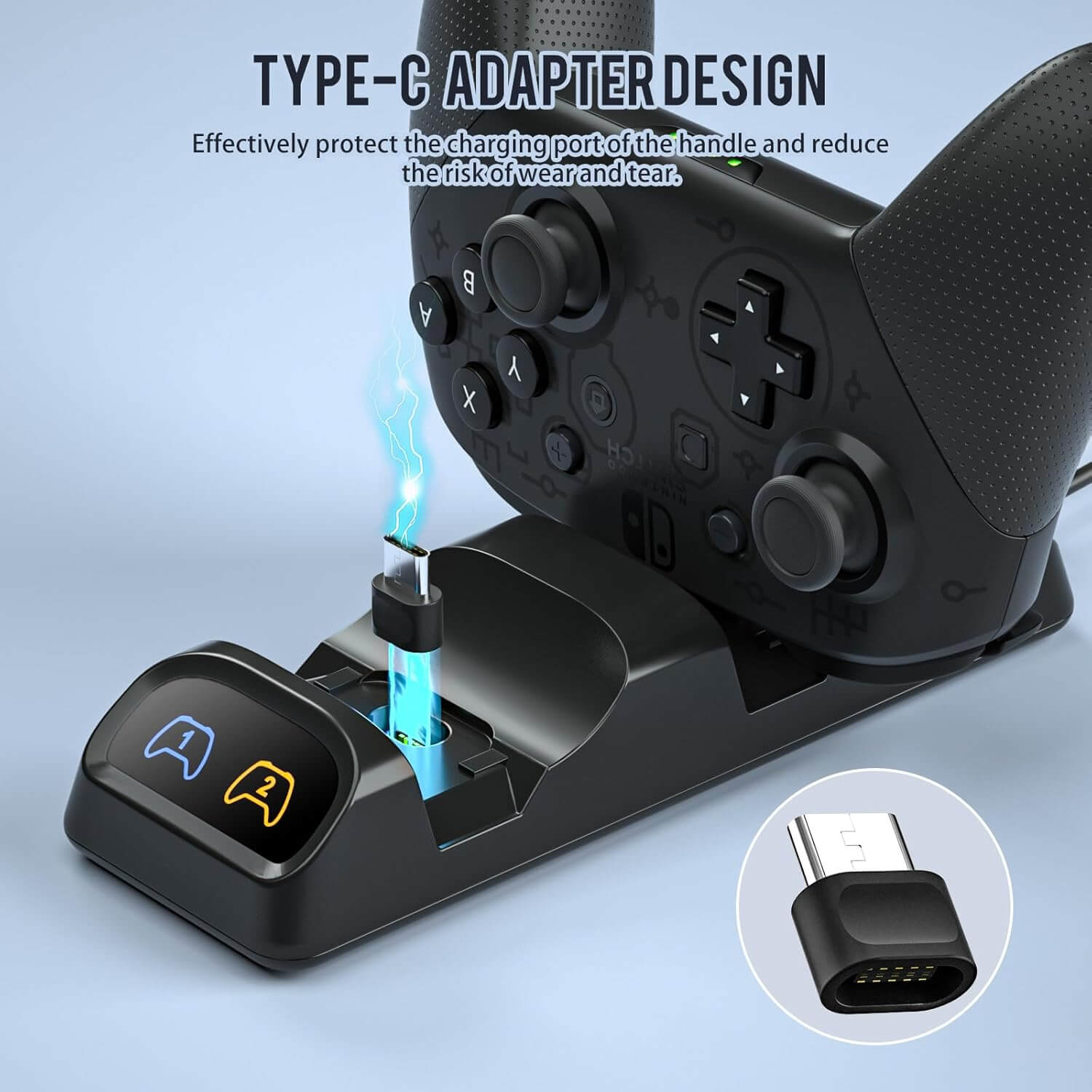 switch pro controller charger station