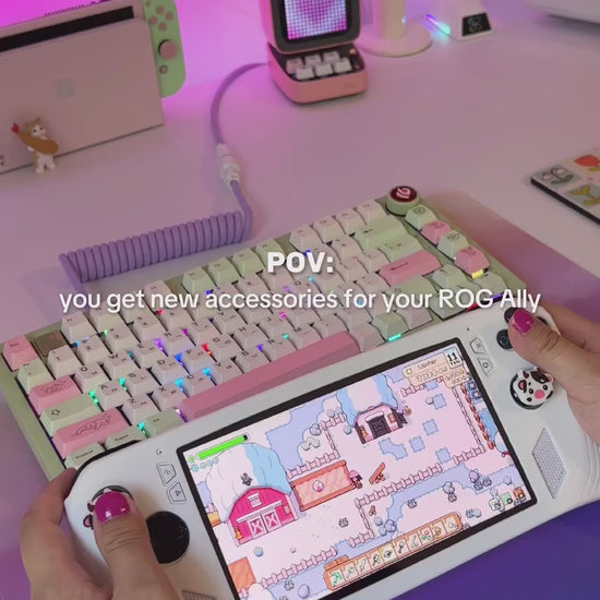 rog ally silicone case white