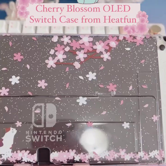 nintendo switch oled sakura case