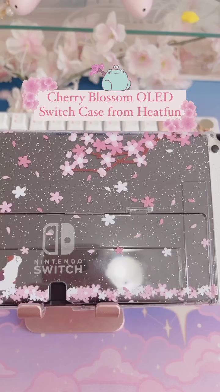 nintendo switch oled sakura case