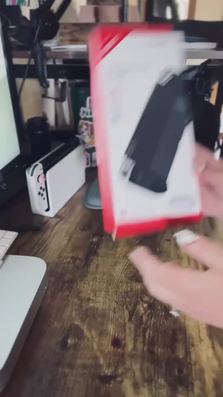 nintendo switch oled grip case black