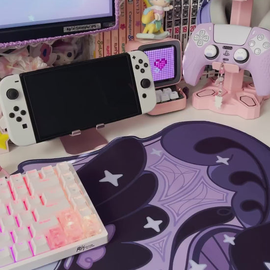 nintendo switch oled white case cute