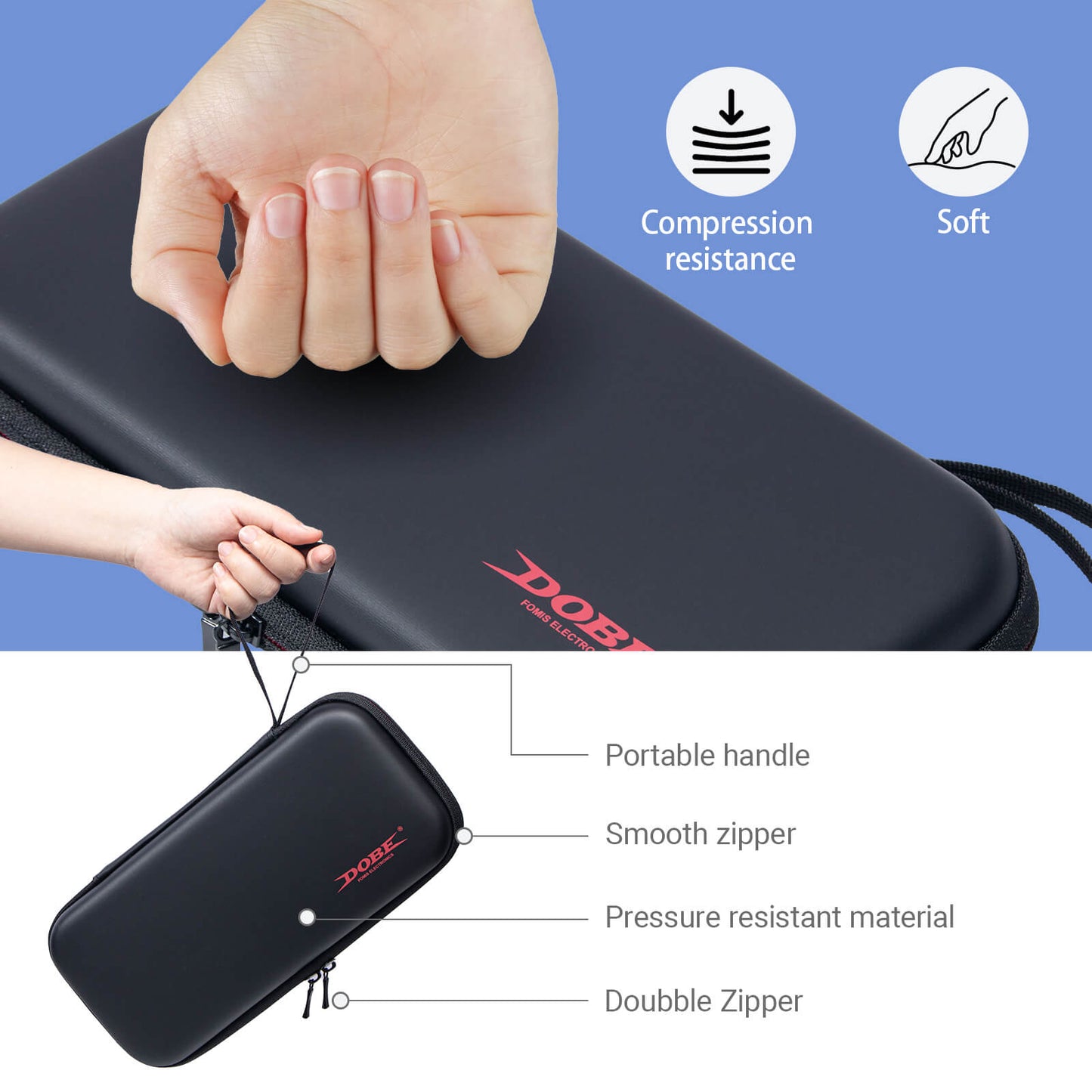 Switch 2 Carrying Case with Game Card Slots & 2 Switch 2 Screen Protectors – Hard Shell Switch 2 Case, Travel Organizer Switch 2 Carry Case, Must-Have Switch 2 Accessories Kit 2025