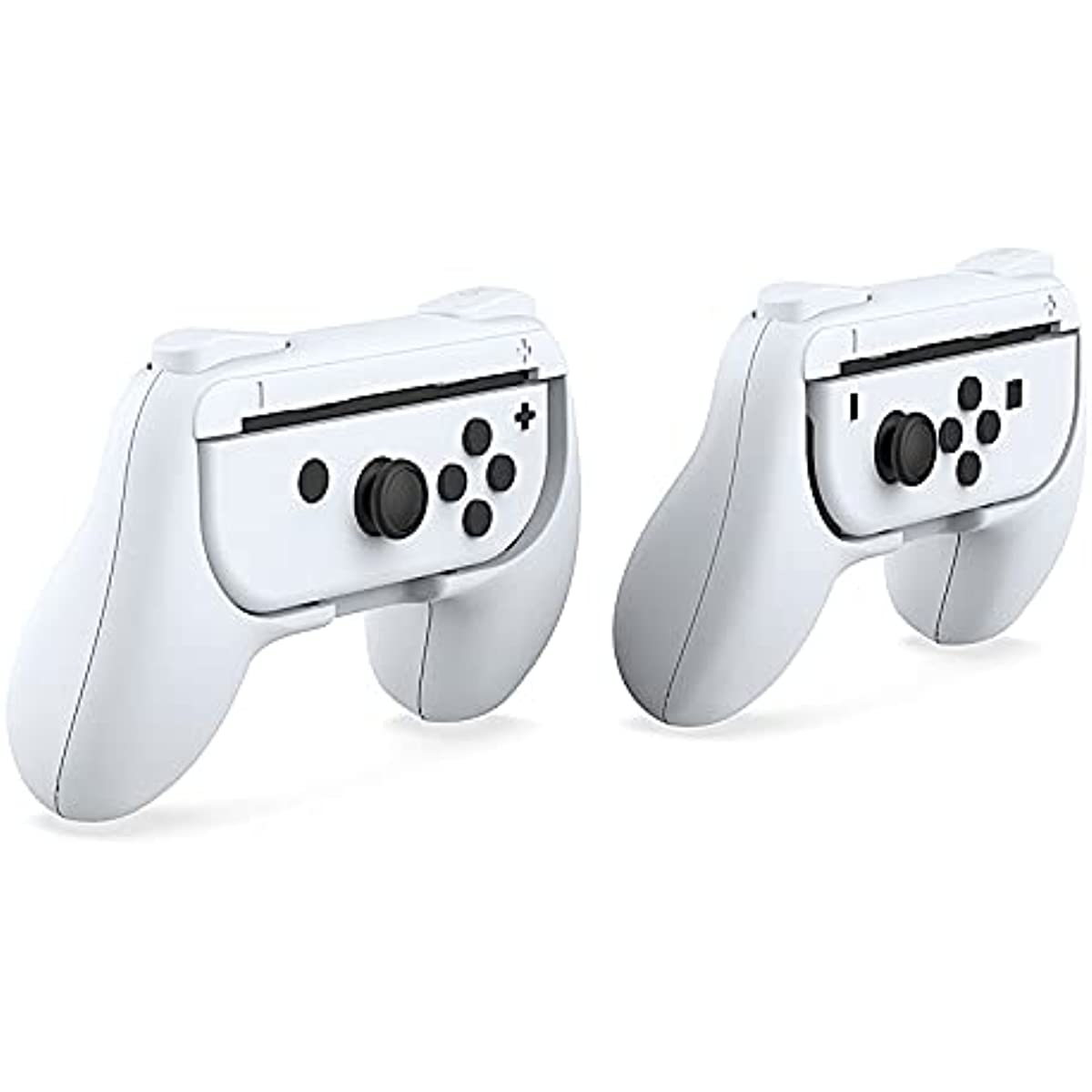 white nintendo switch joy con grips