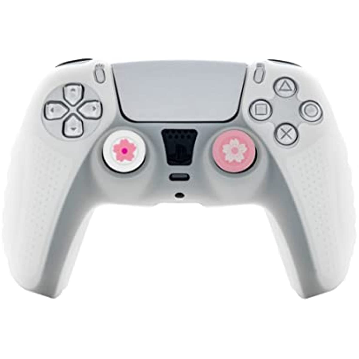 PS5 Controller Skin, PS5 Silicone Controller Case, Playstation 5 Controller Silicone Cover with 2 Thumb Grip Caps