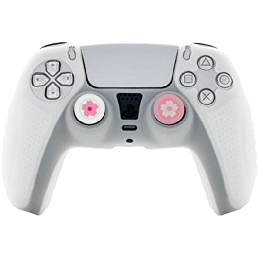 PS5 Controller Skin, PS5 Silicone Controller Case, Playstation 5 Controller Silicone Cover with 2 Thumb Grip Caps