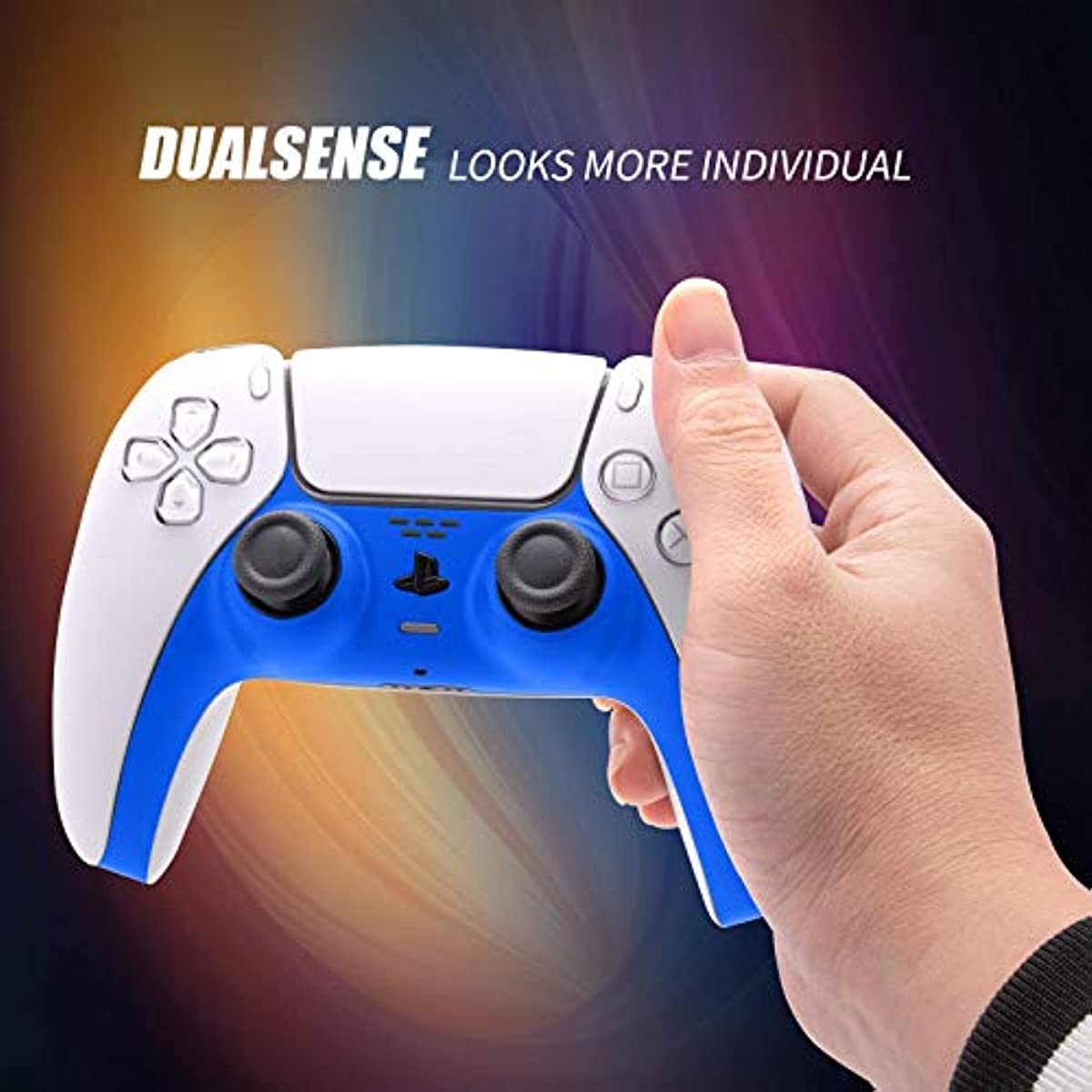 PS5 Controller Plates, PS5 Controller Mods - Purple and Blue