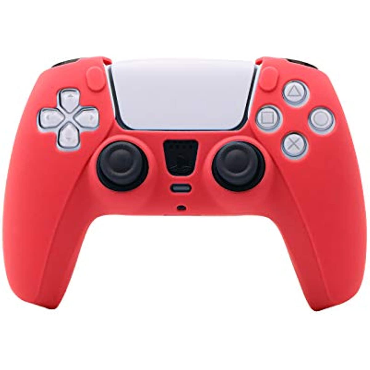 PS5 Controller Skin, Playstation 5 Controller Accessories, PS5 Controller Cover - Red