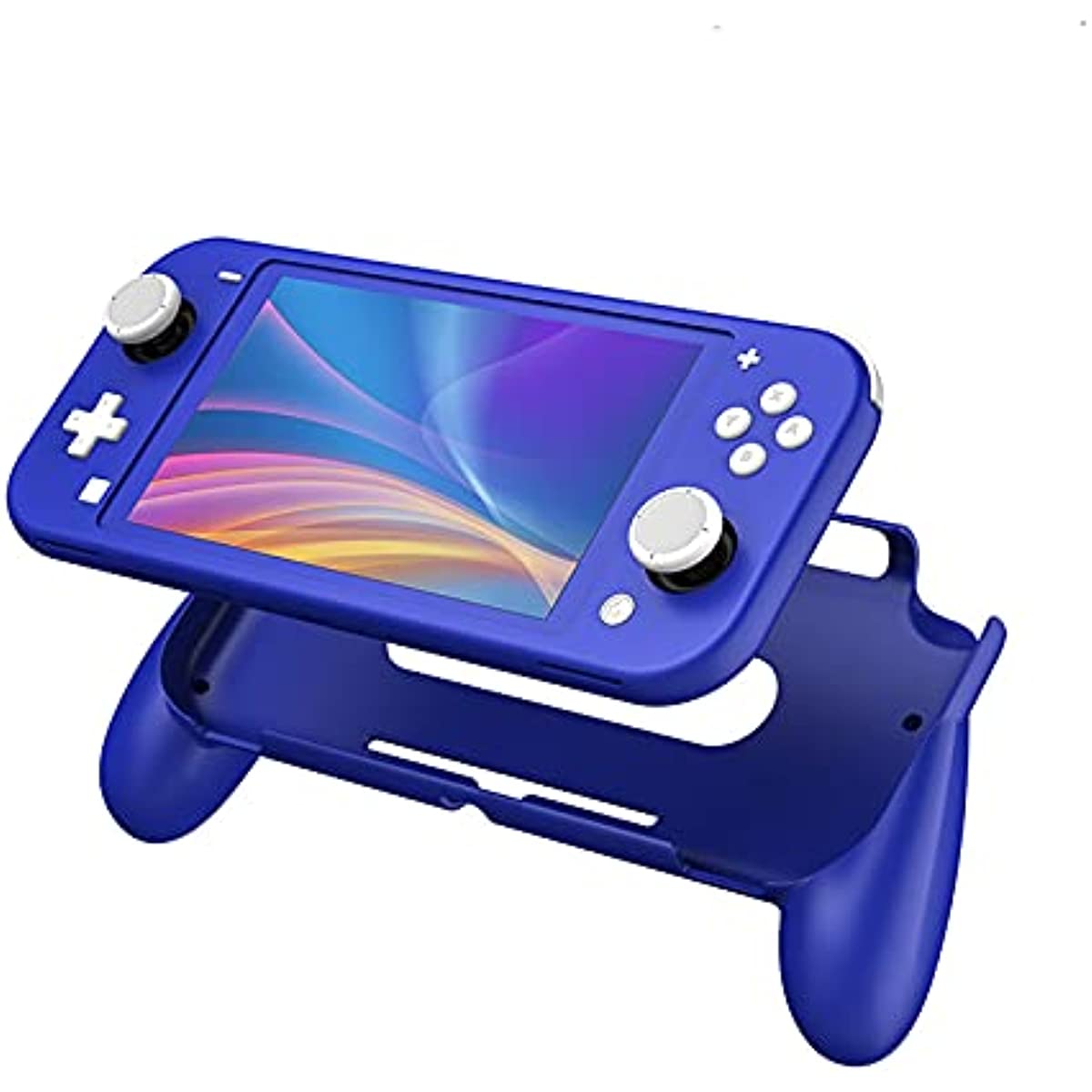 nintendo switch lite grip blue