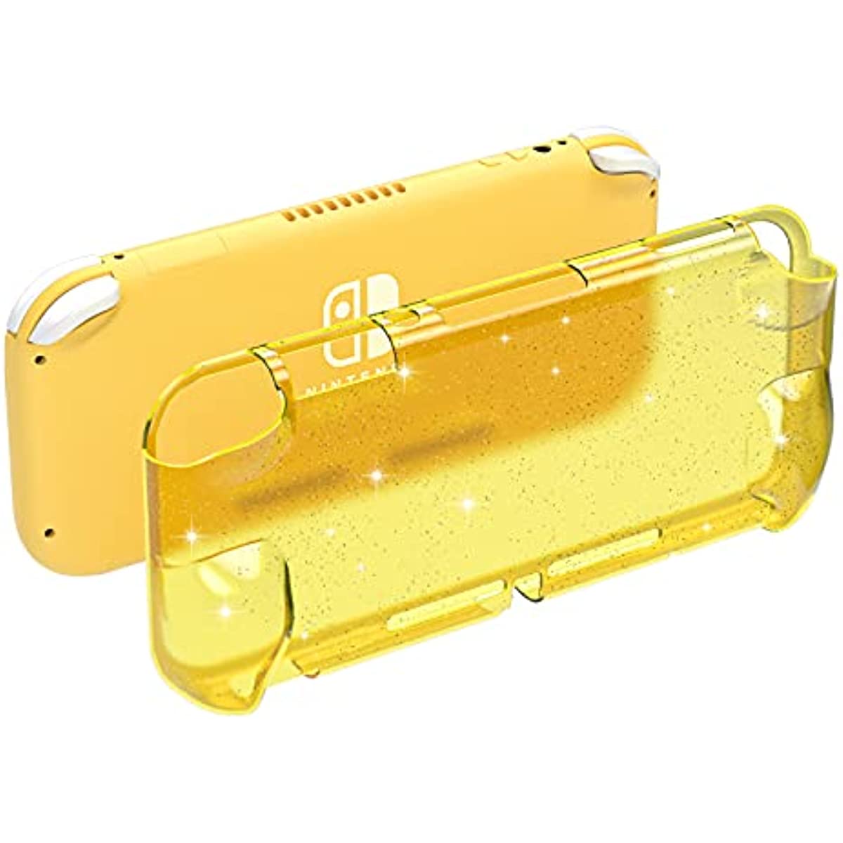Switch lite Glitter Case, Switch lite Protective TPU Case, Switch lite Ergonomic Grip Case