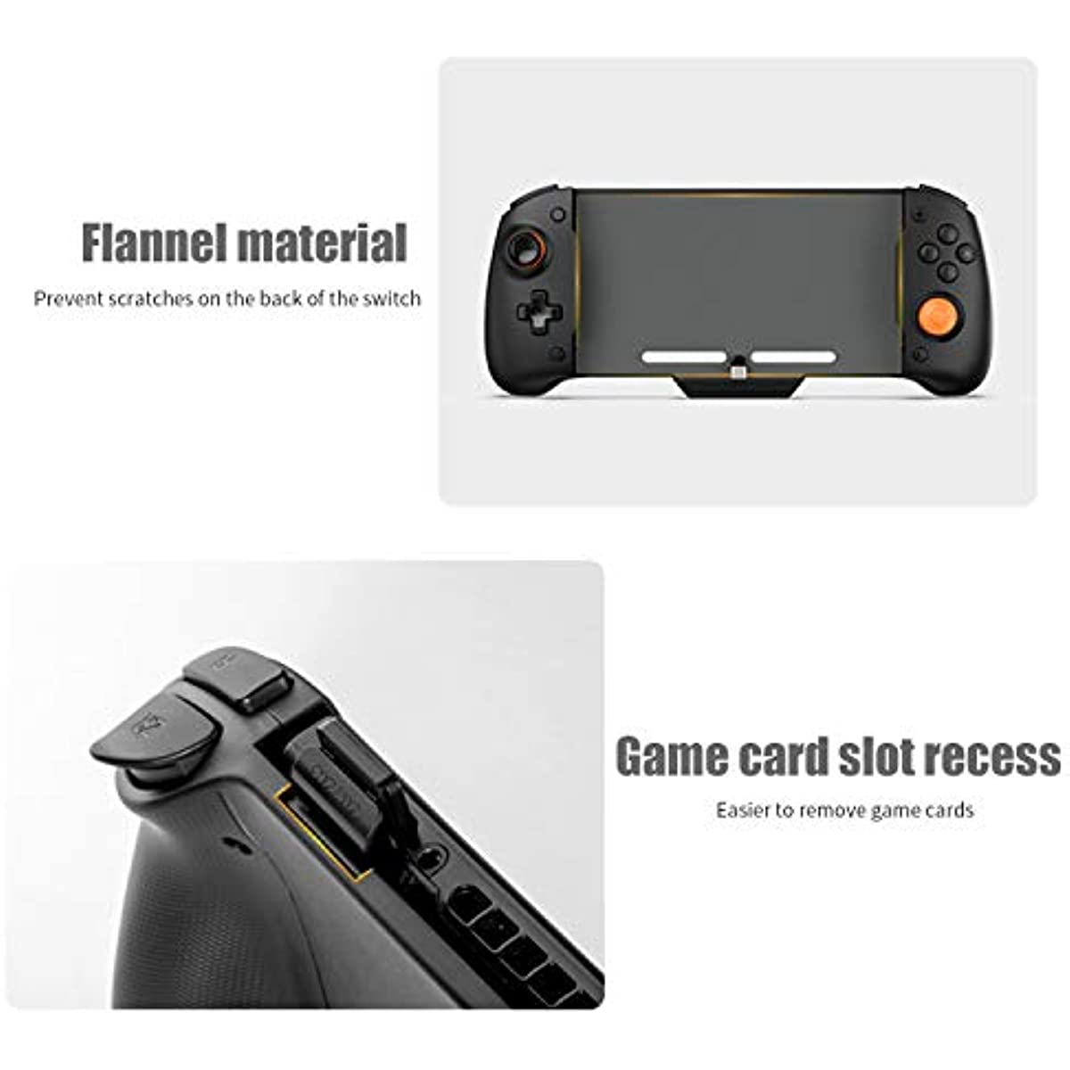 Wireless Controller Compatible with Nintendo Switch, Large Controller for Nintendo Switch with Precise Rocker, Dual Motor Shock Feedback and Screenshot