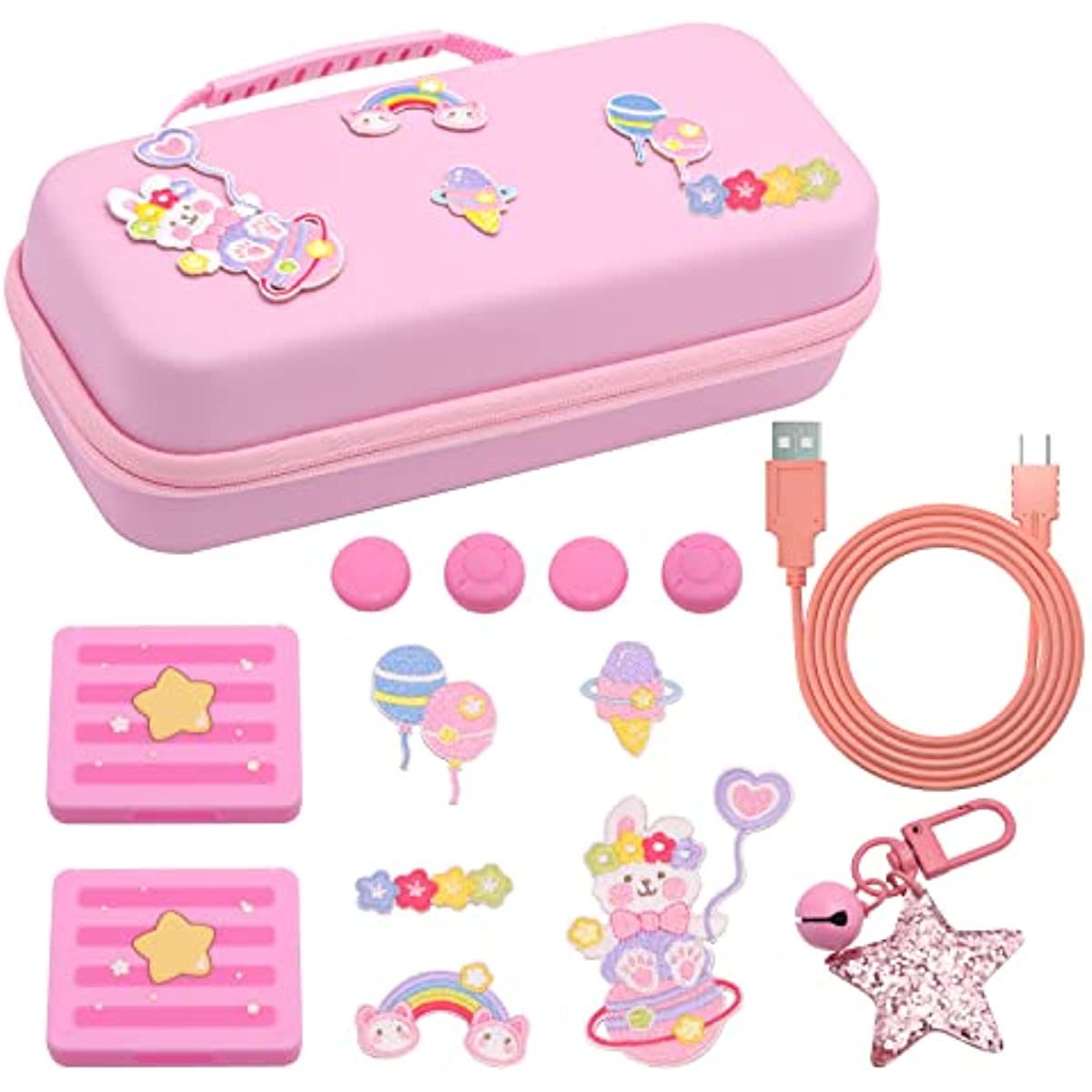 nintendo switch oled pink accessories