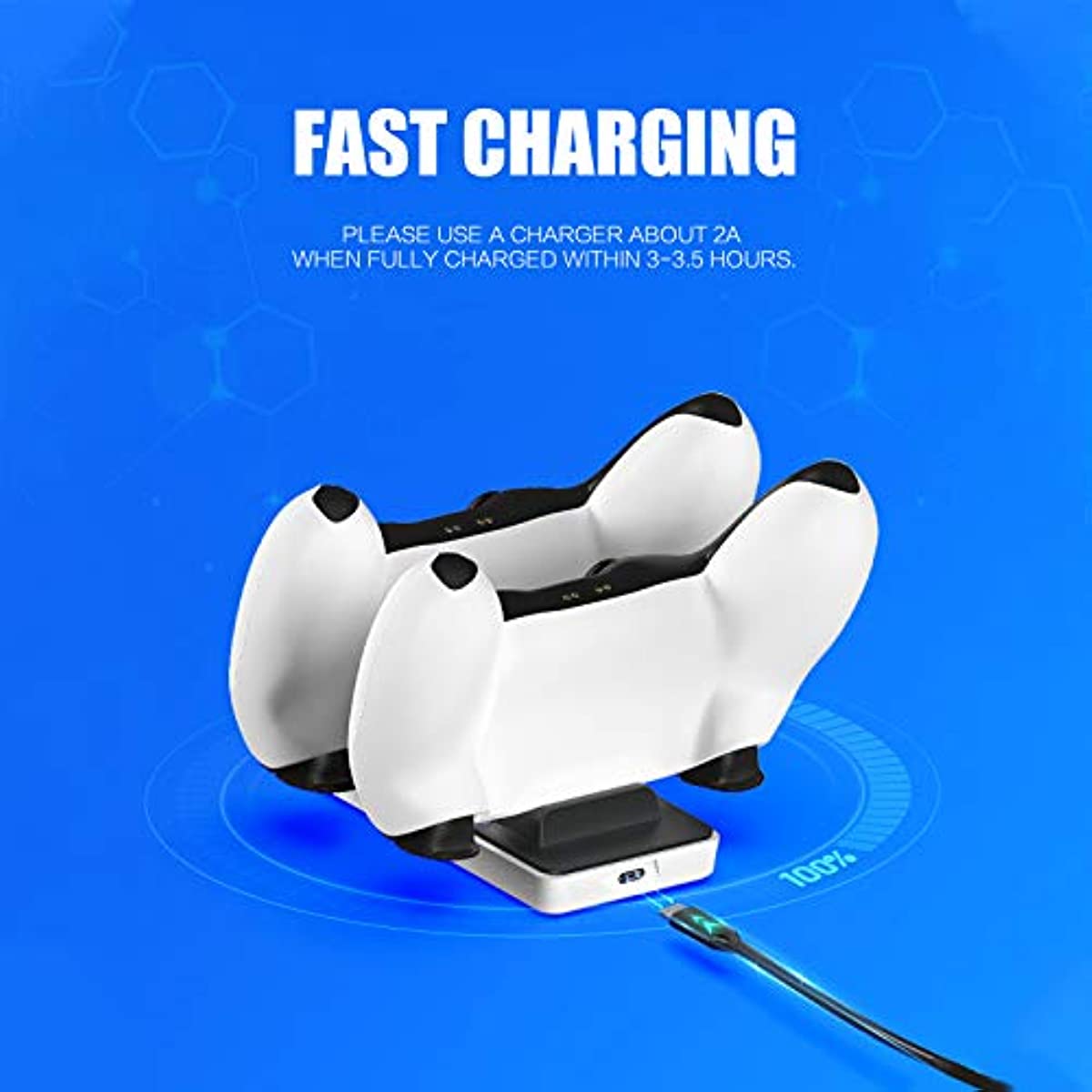 PS5 Controller Charger, Playstation 5 Controller Charger Dock, Playstation 5 Controller Accessories