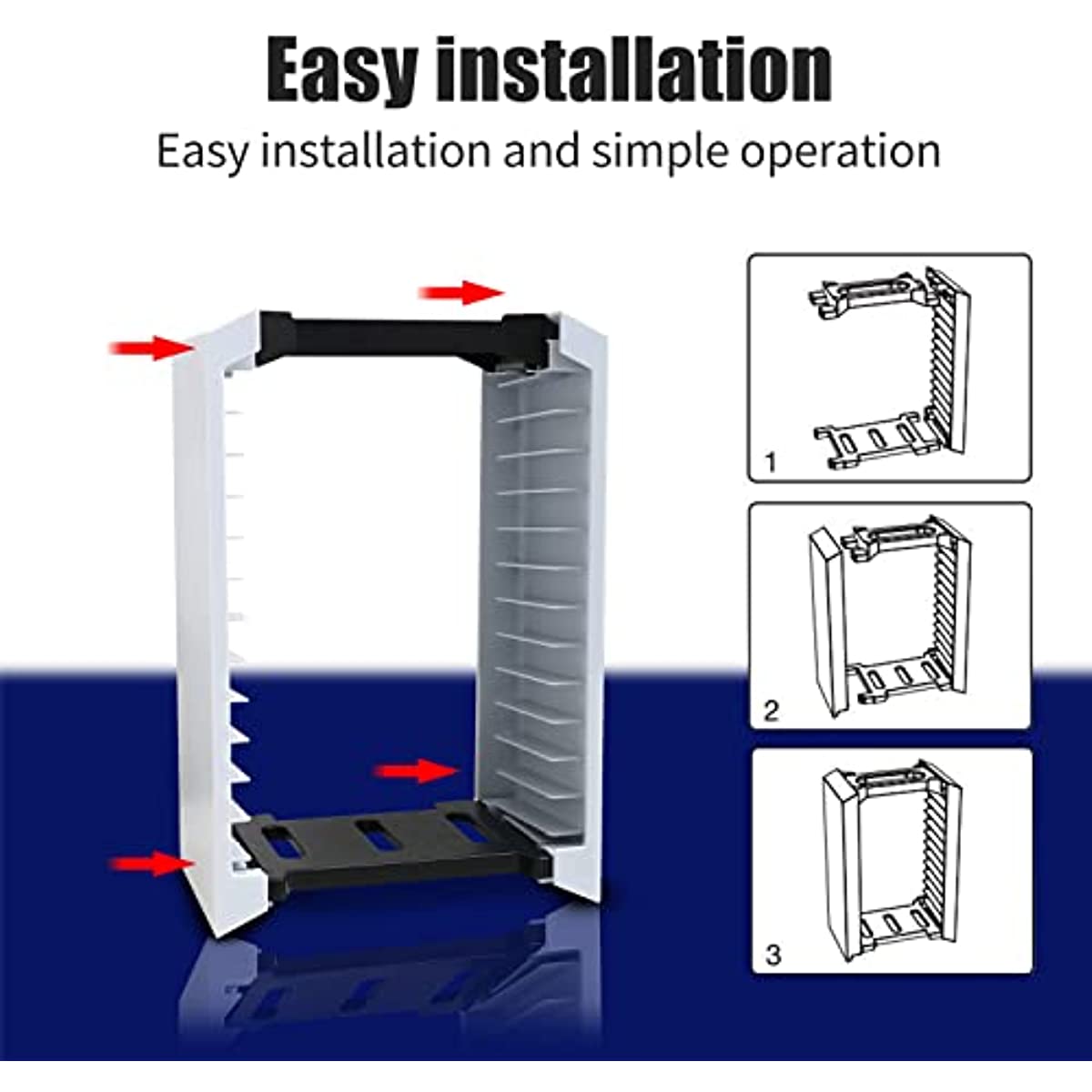 ps5 game storage tower