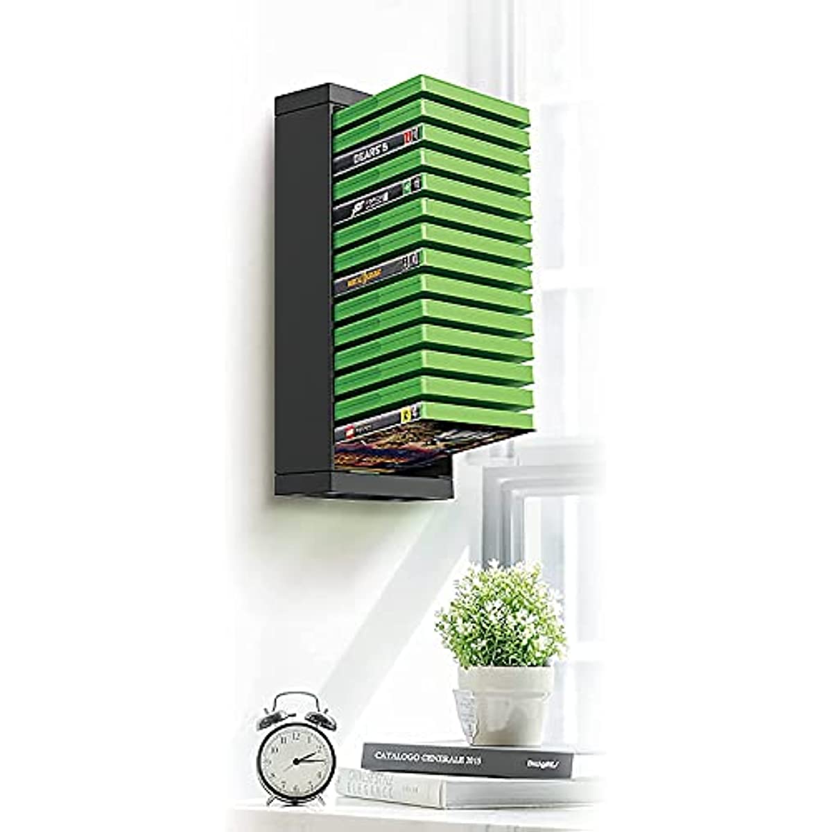 Xbox Game Card Case Storage Wall Mount, Xbox One Game Card Box Storage Stand Wall Mount Compatible with PS5 PS4 Games Xbox Series X/S Games (14 Game Boxes)