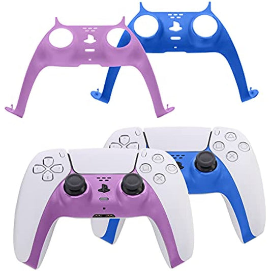 PS5 Controller Plates, PS5 Controller Mods - Purple and Blue