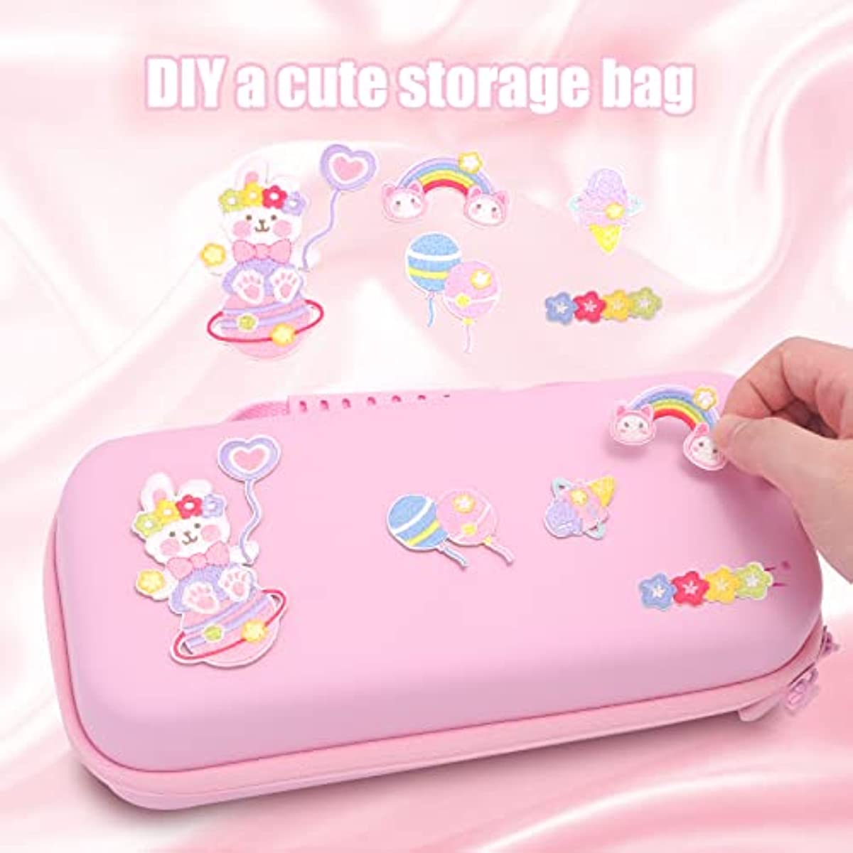 nintendo switch oled pink carry case