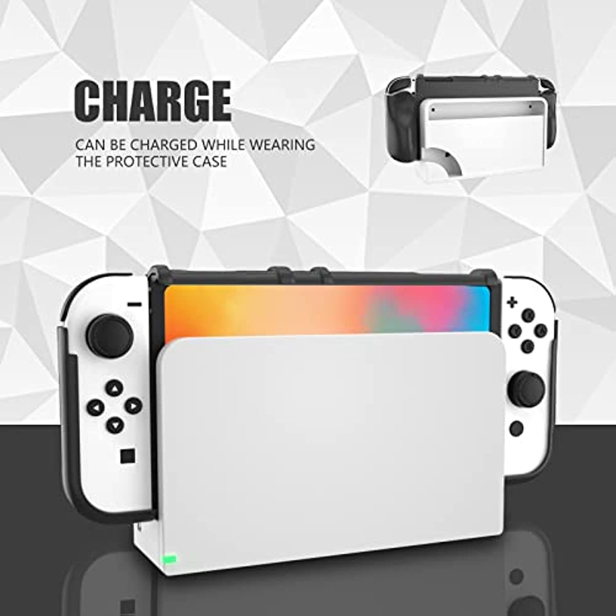 nintendo switch oled dockable case