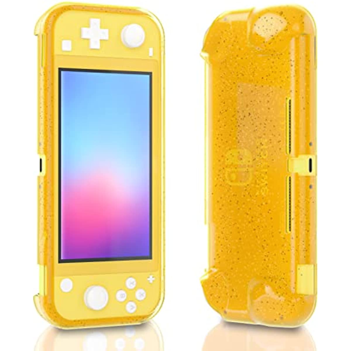 Switch lite Glitter Case, Switch lite Protective TPU Case, Switch lite Ergonomic Grip Case