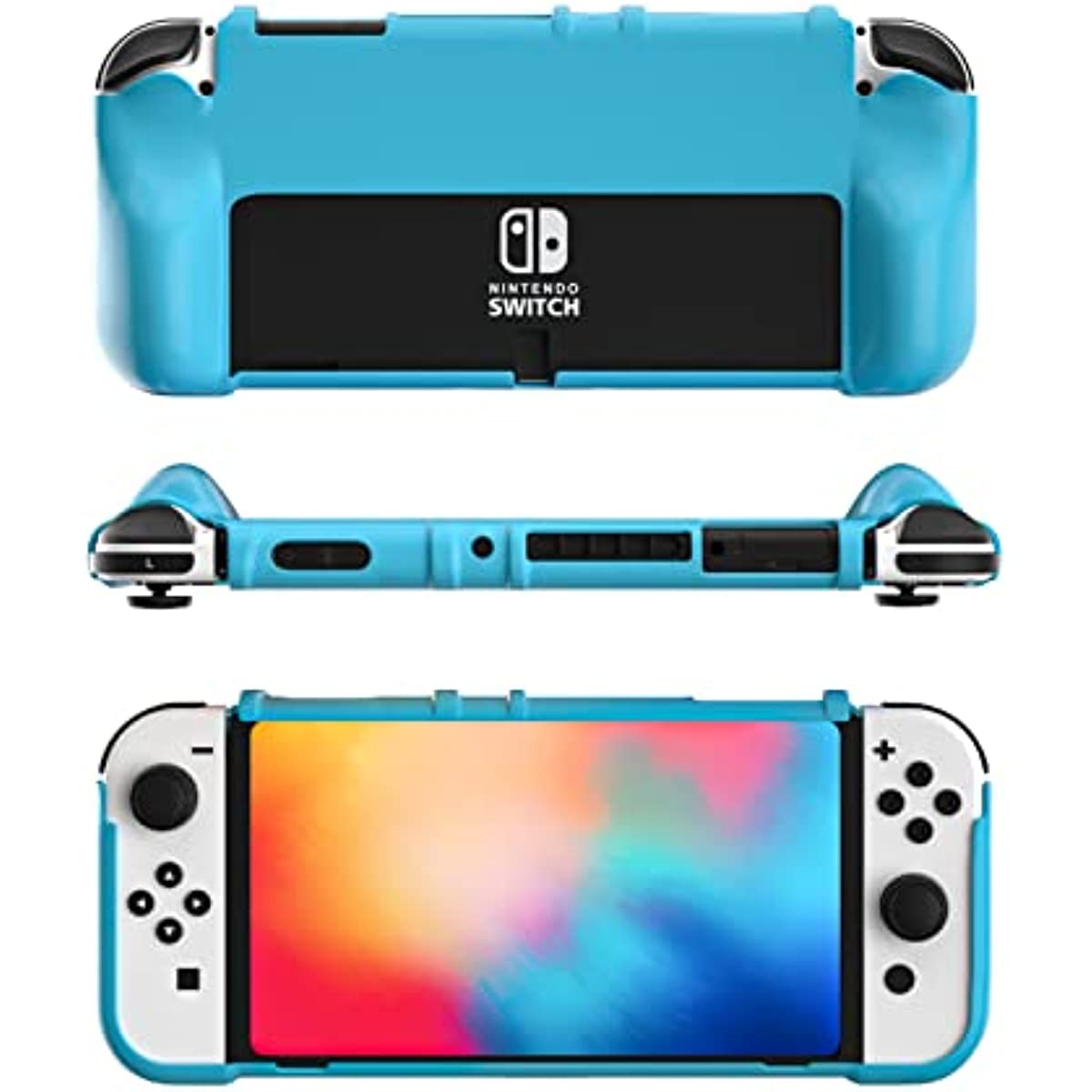 nintendo switch oled blue case