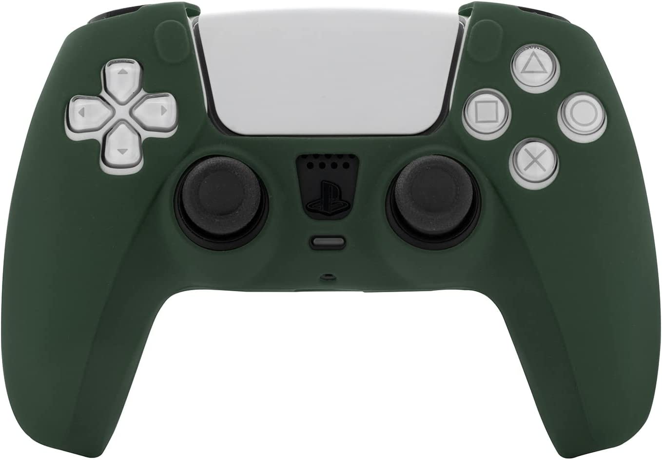 PS5 Controller Skin, PS5 Silicone Controller Case, Playstation 5 Controller Silicone Cover with 2 Thumb Grip Caps