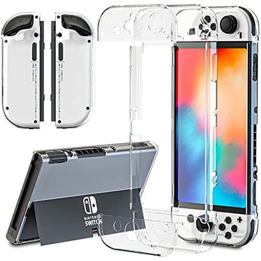 nintendo switch oled clear case hard