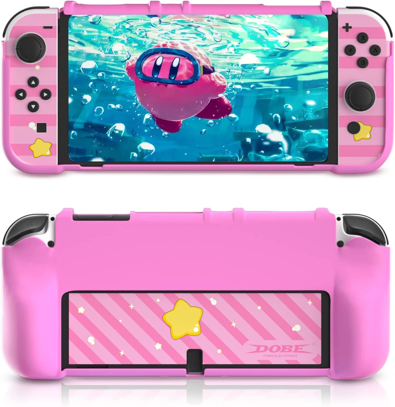 nintendo switch oled case pink