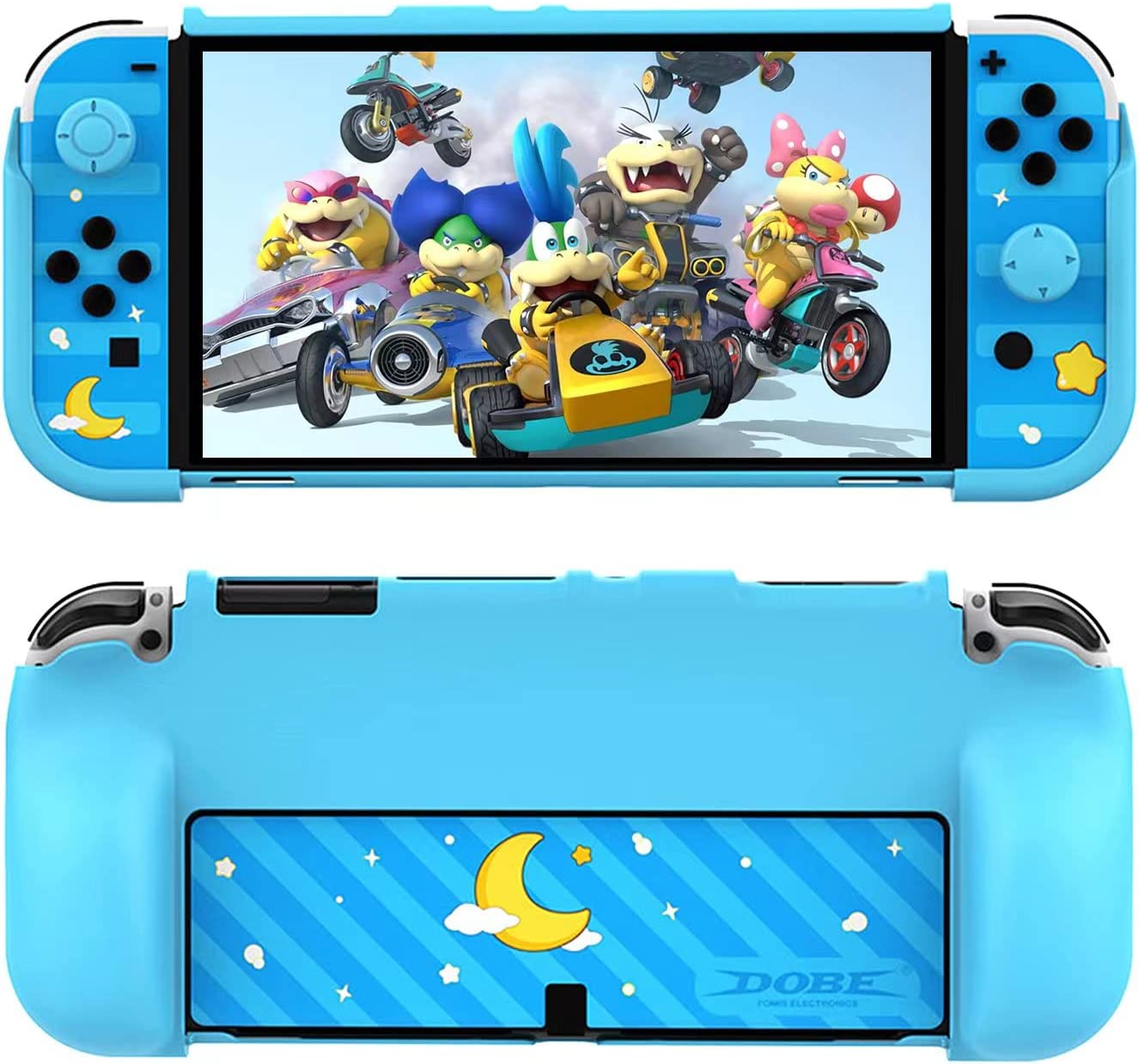 nintendo switch oled blue case