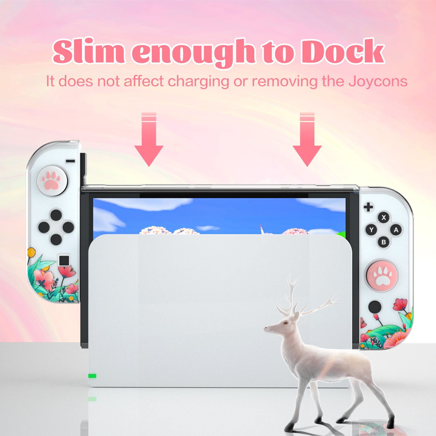 nintendo switch oled dockable case